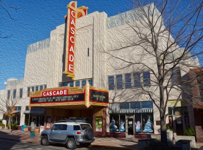 Cascade Theatre in Redding California by Skip Murphy 2013. Click to enlarge