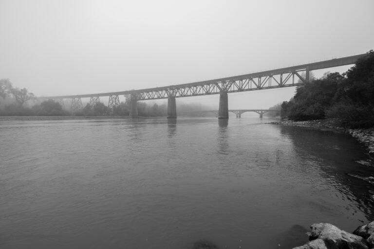 A rare foggy day in Redding