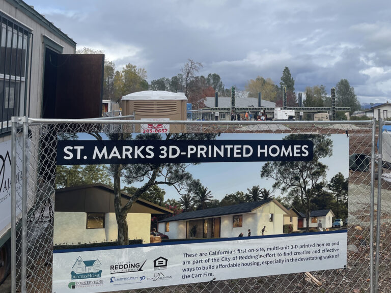 Printing homes in Redding