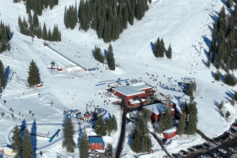 Aerial view of Mt Shasta Ski Park