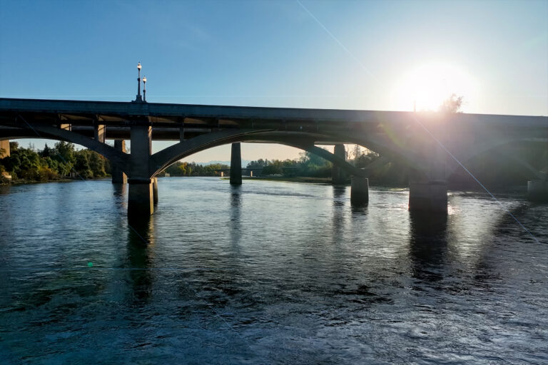 Diestlehorst bridge in the morning